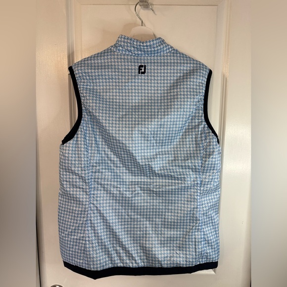 NWT FJ Footjoy Women’s Navy Blue Insulated Reversible Vest - Size Large - Picture 3 of 12